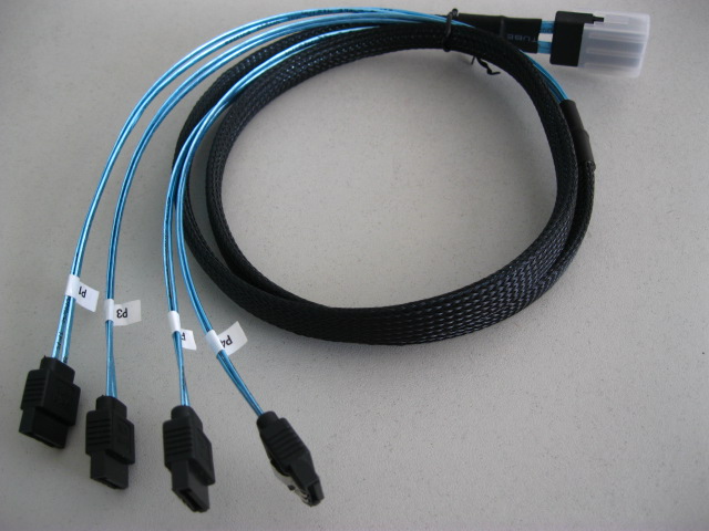 Internal Mini SAS TO 4 SATA Cable